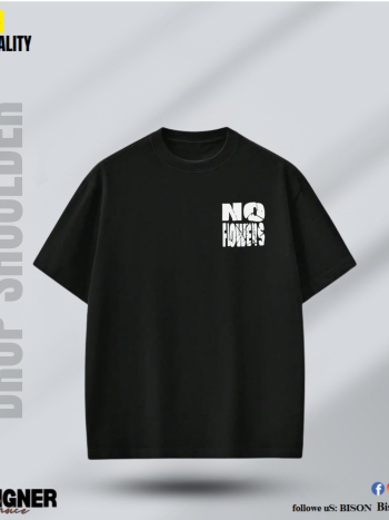 No Flowers Premium Dop Shoulder Black